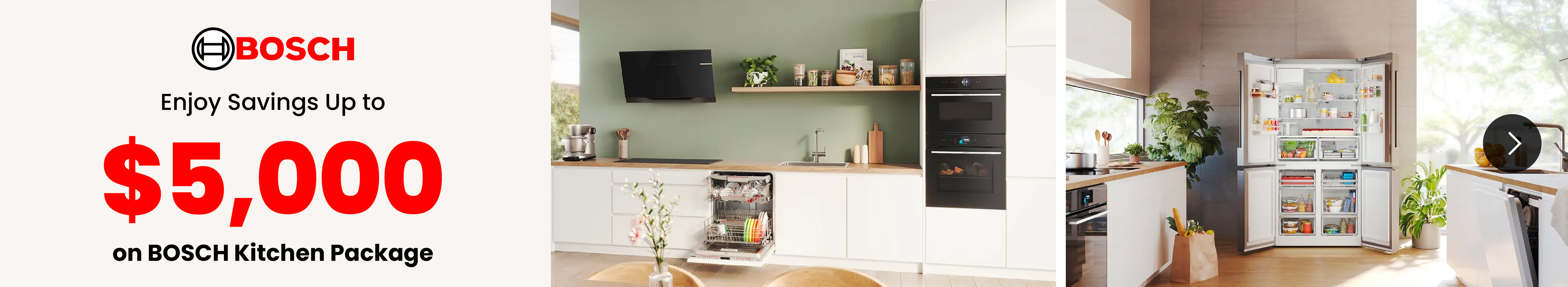 Bosch rebate promotion banner